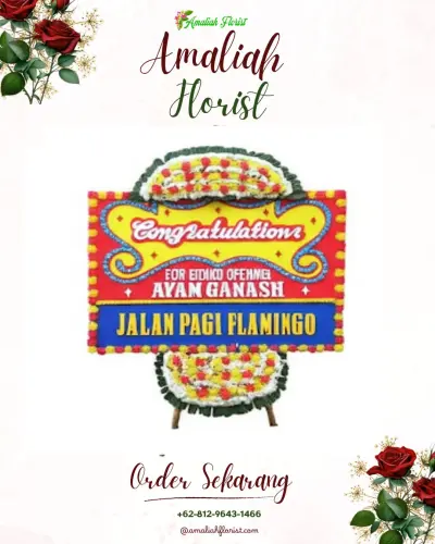 Bunga Papan Congratulation di Selok Awar - Awar
